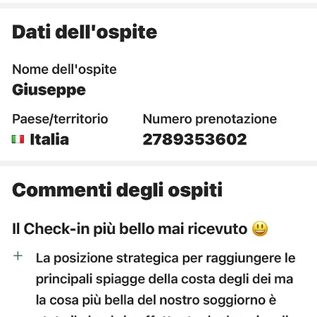A Casa Di Marzia Frühstückspension Zambrone